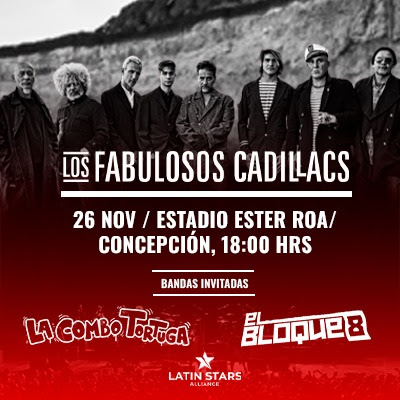 Los Fabulosos Cadillacs: se posterga concierto en Concepción